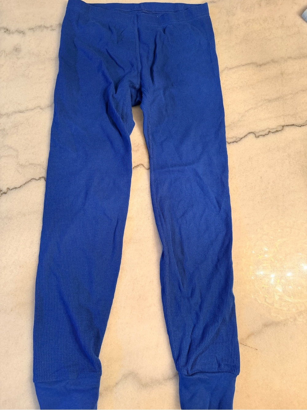 Athletic Works Royal Blue Ribbed Thermal Leggings